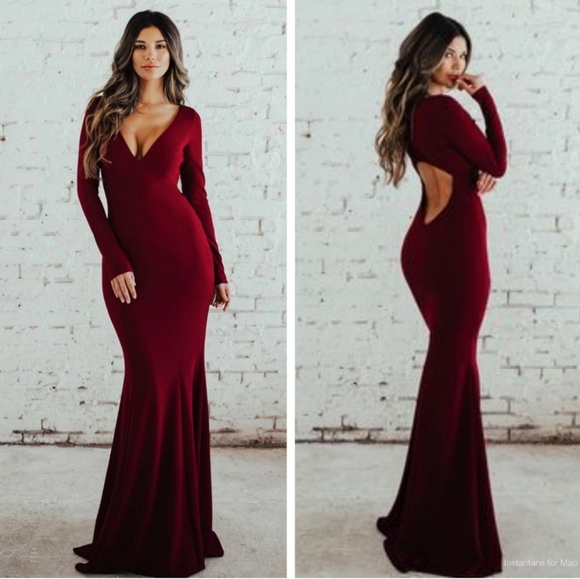 Katie May Dresses & Skirts - Katie May Cleo Burgundy Dress